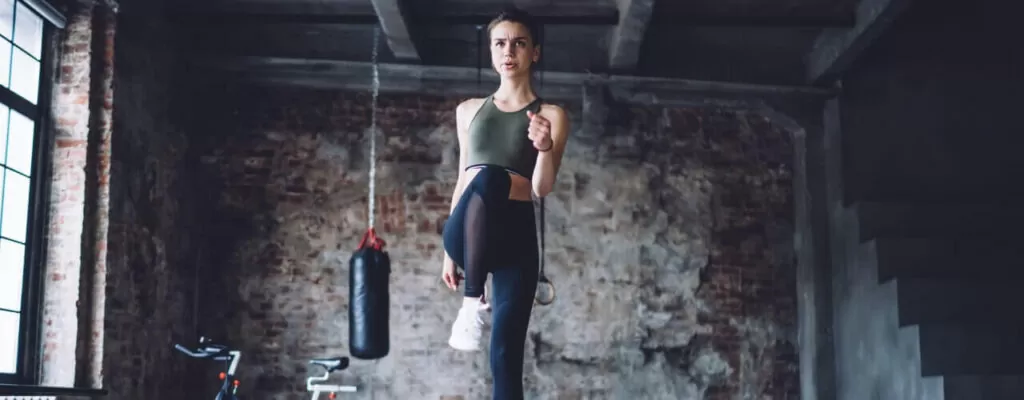 Patient working with therapist to achieve physical goals